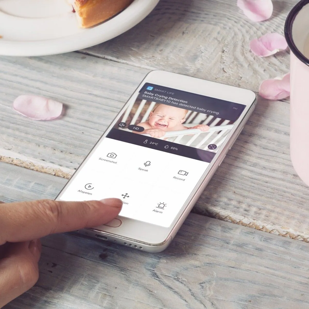Alecto Babyfoons|Babyfoons * Smartbaby Wifi Babyfoon Zwart