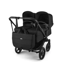 Bugaboo Combi Kinderwagens|Tweelingwagens * Tweeling Kinderwagen Donkey 6 Compleet Black - Heritage Black Zwart
