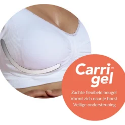 Carriwell Lingerie * Voedingsbh Padded Gelbeugel Wit