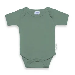 Funnies Rompertjes En Mutsjes * Romper Uni Stone Green Groen