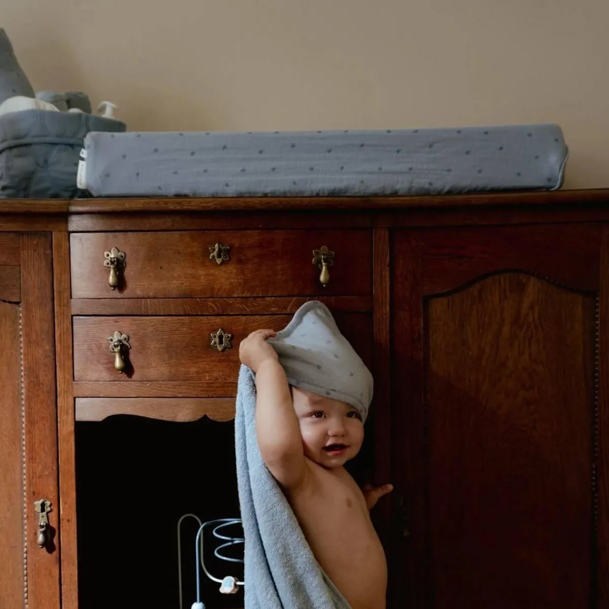 Little Dutch Manden * Commodemandje Klein Pure Denim Blue Blauw