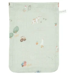 Little Dutch Overige|Handdoeken En Washandjes * Washandjes Hydrofiel Little Farm Olive Multicolor
