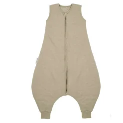Meyco Bedtextiel|Slaapzakken * Slaapoverall Jumper Slub Team No Sleep /Offwhite Taupe
