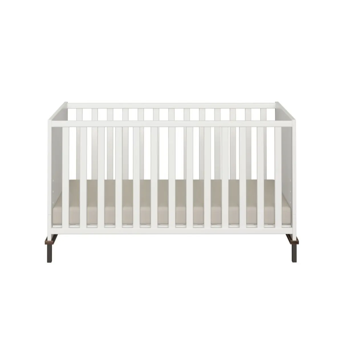 Paidi Ledikanten * - Yuny Ledikant Lovely Aliv Off White - Dark Walnut Wit