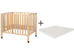 Pericles Alle Boxen * Box Amy met Wielen en Boxmatras Naturel