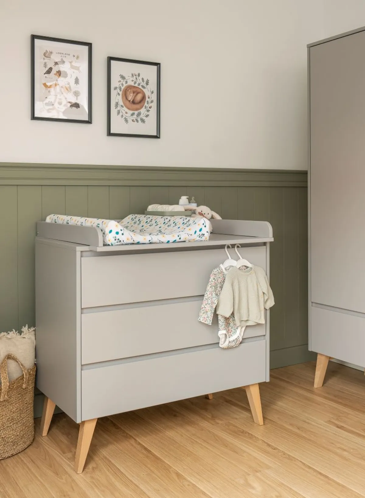 Pinio Commode Barrier * Commode Extensie Swing Grijs
