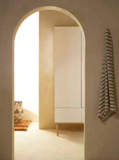 Quax Kasten|Kasten * 2-Deurskast Flow White & Oak Wit