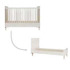 Quax Ledikanten|Peuterbedden * Doorgroeiledikant Loft Clay 70 x 140 Beige