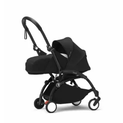 Stokke Combi Kinderwagens|Compacte Kinderwagens * YOYO³ Kinderwagen Compleet Zebra met 0+ Newborn Pack Black – Black Frame Multicolor