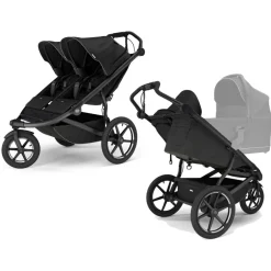 Thule Tweelingwagens * Urban Glide 3 Duo Kinderwagen Black