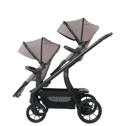 Titaniumbaby Tweelingwagens * Duo Kinderwagen Pollux Taupe